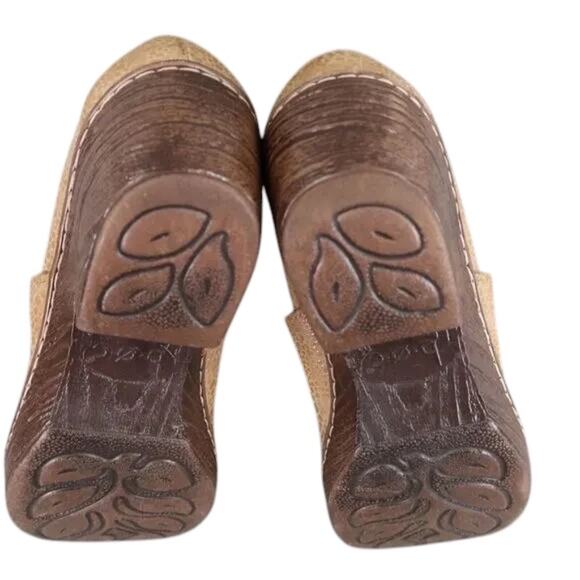 Born Concept Shoes Women 8.5 Clogs Peggy Pebble Boc Slip On Brown Classic Casual - Picture 7 of 13